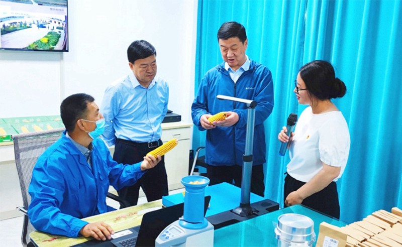 甘肅省地方金融監(jiān)管局、甘肅證監(jiān)局領(lǐng)導(dǎo)蒞臨敦煌種業(yè)調(diào)研指導(dǎo)